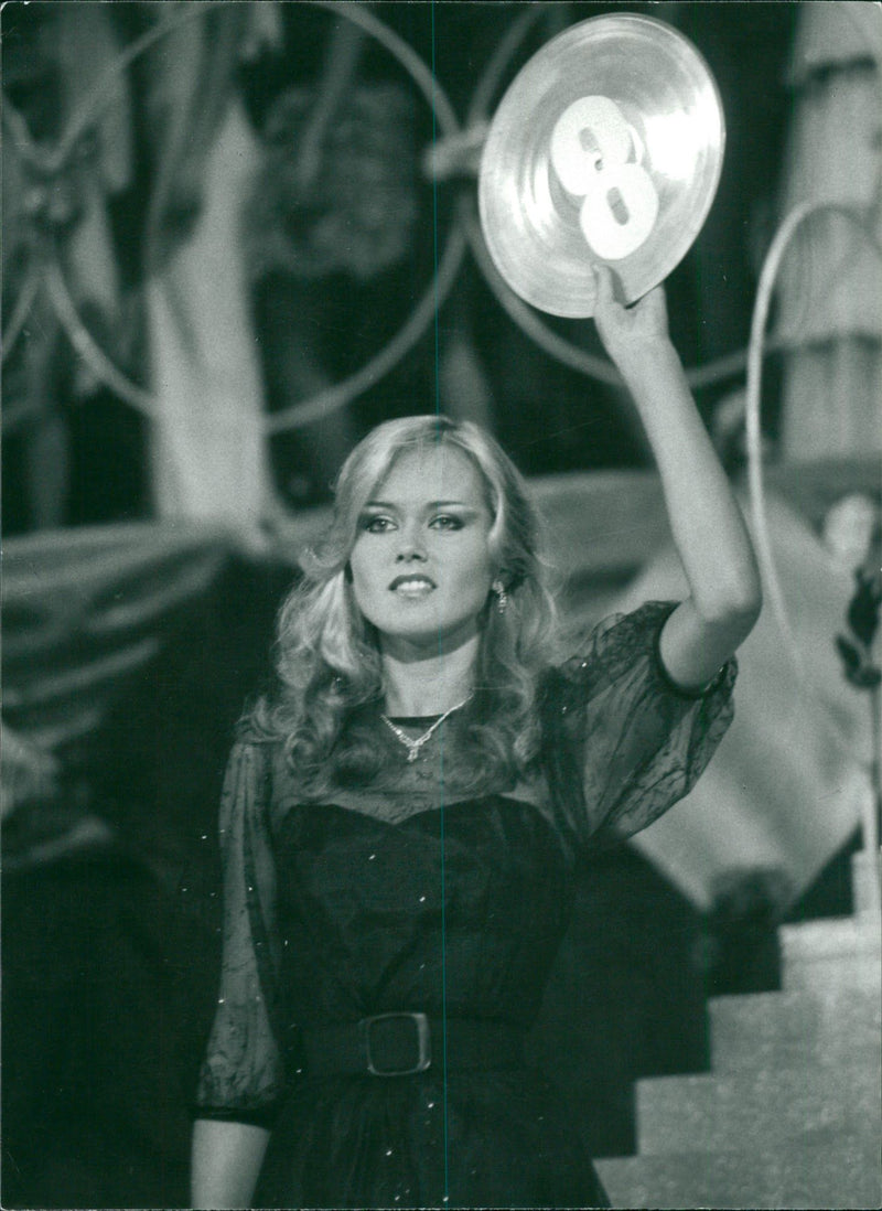 Lidia Wasiak, Miss Poland 1983 - Vintage Photograph