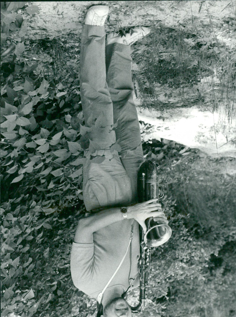 Jazz musician Ulf Andersson from EGBA - Vintage Photograph
