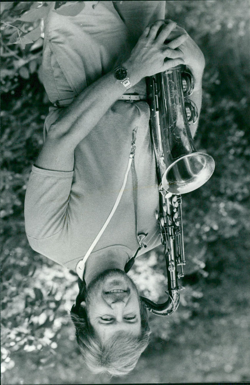 Jazz musician Ulf Andersson from EGBA - Vintage Photograph