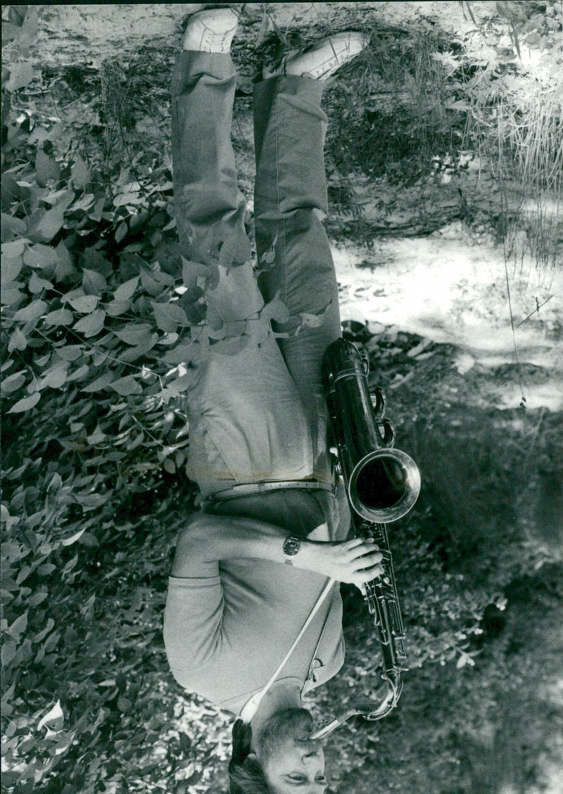 Jazz musician Ulf Andersson from EGBA - Vintage Photograph