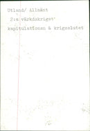 Swedish expedition at the end of the war - Vintage Photograph