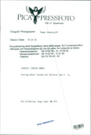 Picture from Sweden Hockey Games - Vintage Photograph