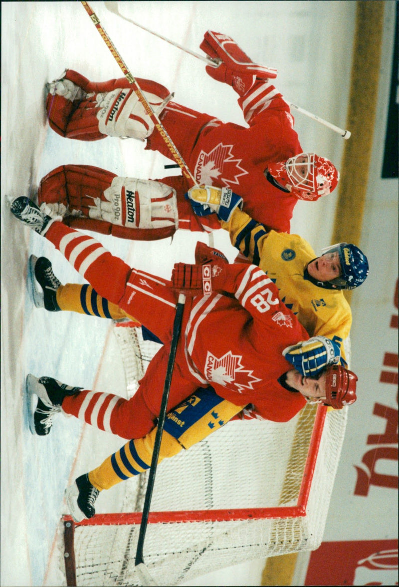 Picture from Sweden Hockey Games - Vintage Photograph