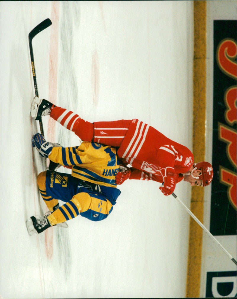 Picture from Sweden Hockey Games - Vintage Photograph