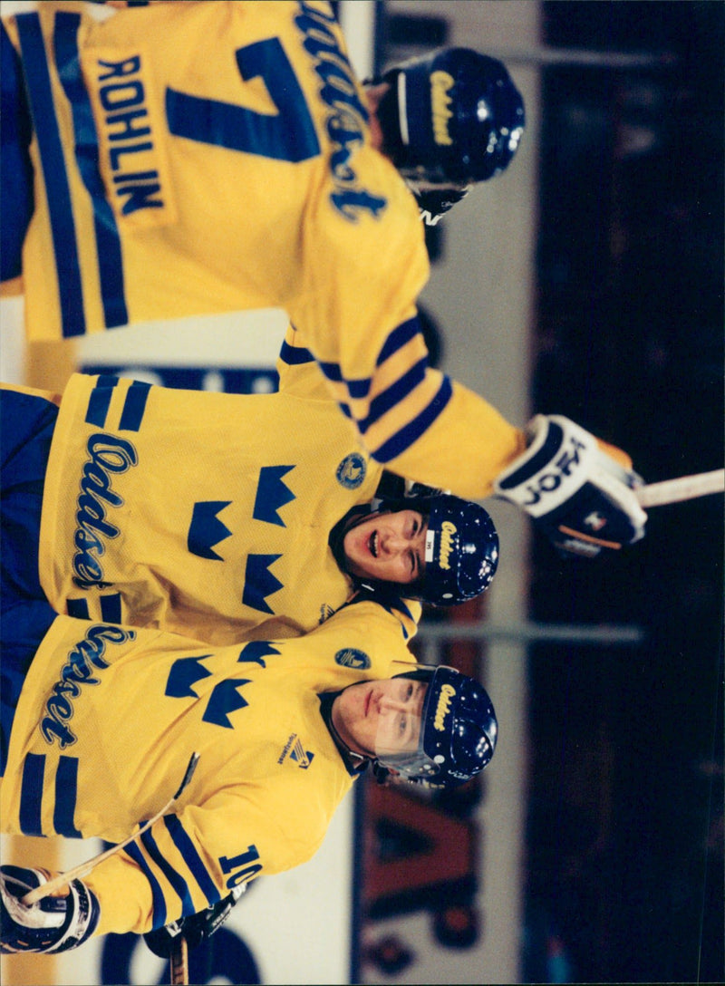 Picture from Sweden Hockey Games - Vintage Photograph