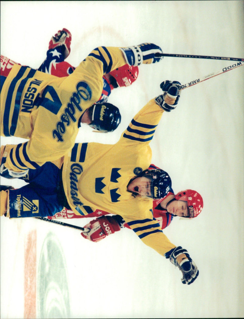 Picture from Sweden Hockey Games - Vintage Photograph