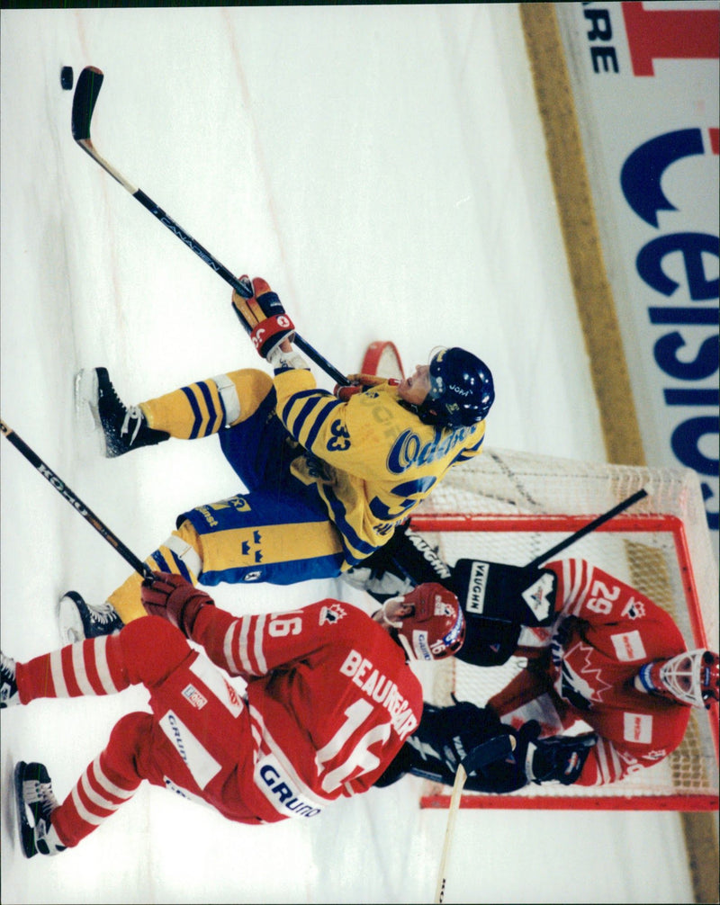 Picture from Sweden Hockey Games - Vintage Photograph