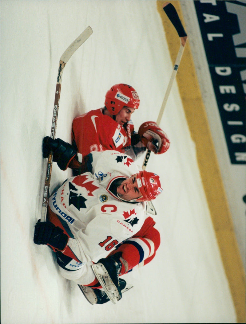 Picture from Sweden Hockey Games - Vintage Photograph