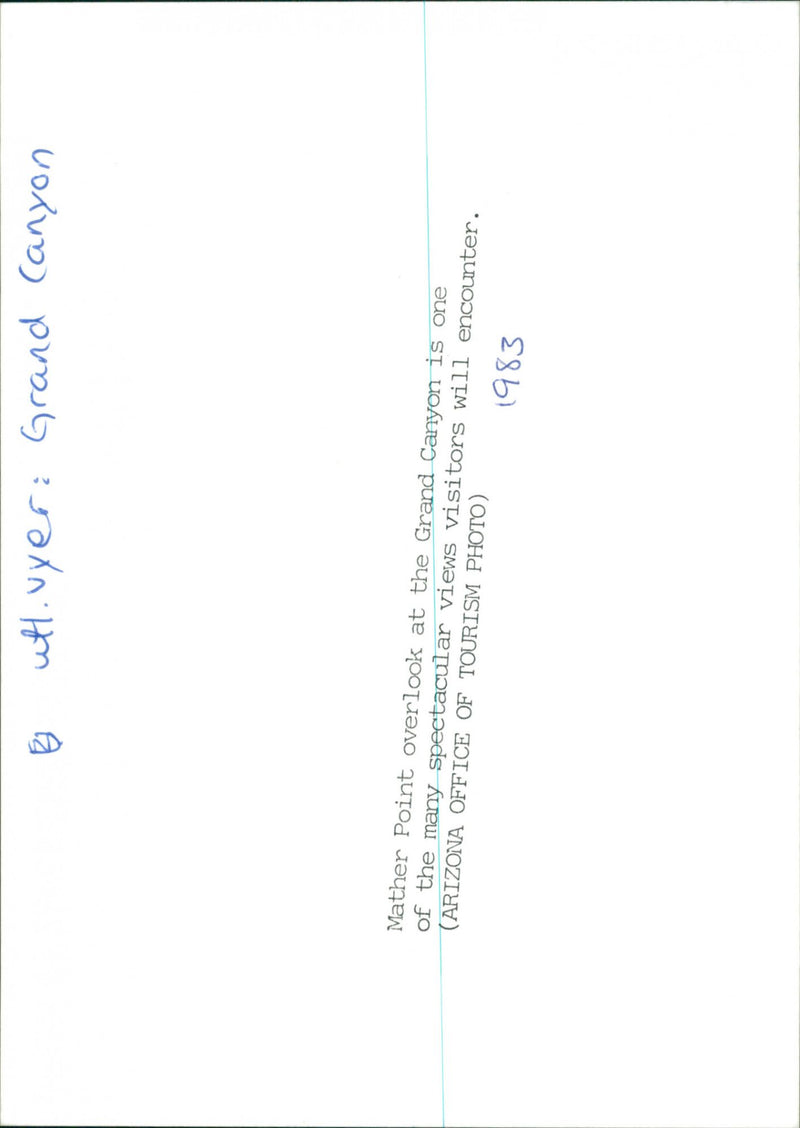 Grand Canyon - Vintage Photograph