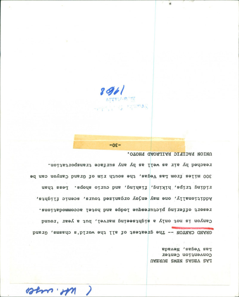 Grand Canyon - Vintage Photograph