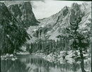 Bear Lake in Rocky Mountain National Park - Vintage Photograph