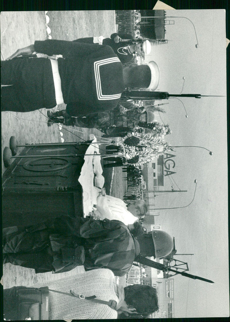 Perus military regime opens the Revolution Square - Vintage Photograph