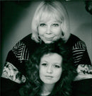 Charlotte Ardai plays the lead in the new musical &quot;Ringo&quot; at GÃ¶ta Lejon. Here with Birgitta GÃ¶testam who wrote a script - Vintage Photograph