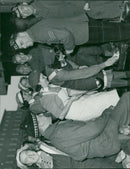 Onion on the quayside - 22 October 1943 - Vintage Photograph