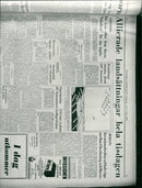 Picture of the war period Svenska Dagbladet - 7 June 1944 - Vintage Photograph