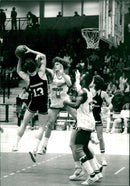 Basket player Olof Johnson - Vintage Photograph