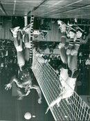 Volleyball, situation picture - Vintage Photograph