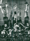 Volleyball, situation picture - Vintage Photograph