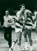 Mike Flynn, basketball player Alvik. - Vintage Photograph