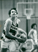 Mike Flynn, basketball player Alvik. - Vintage Photograph