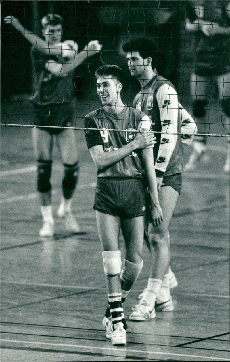 Joe Isaksson, volleyball - Vintage Photograph
