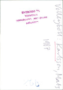 The volleyball player Mats Karlsson - Vintage Photograph