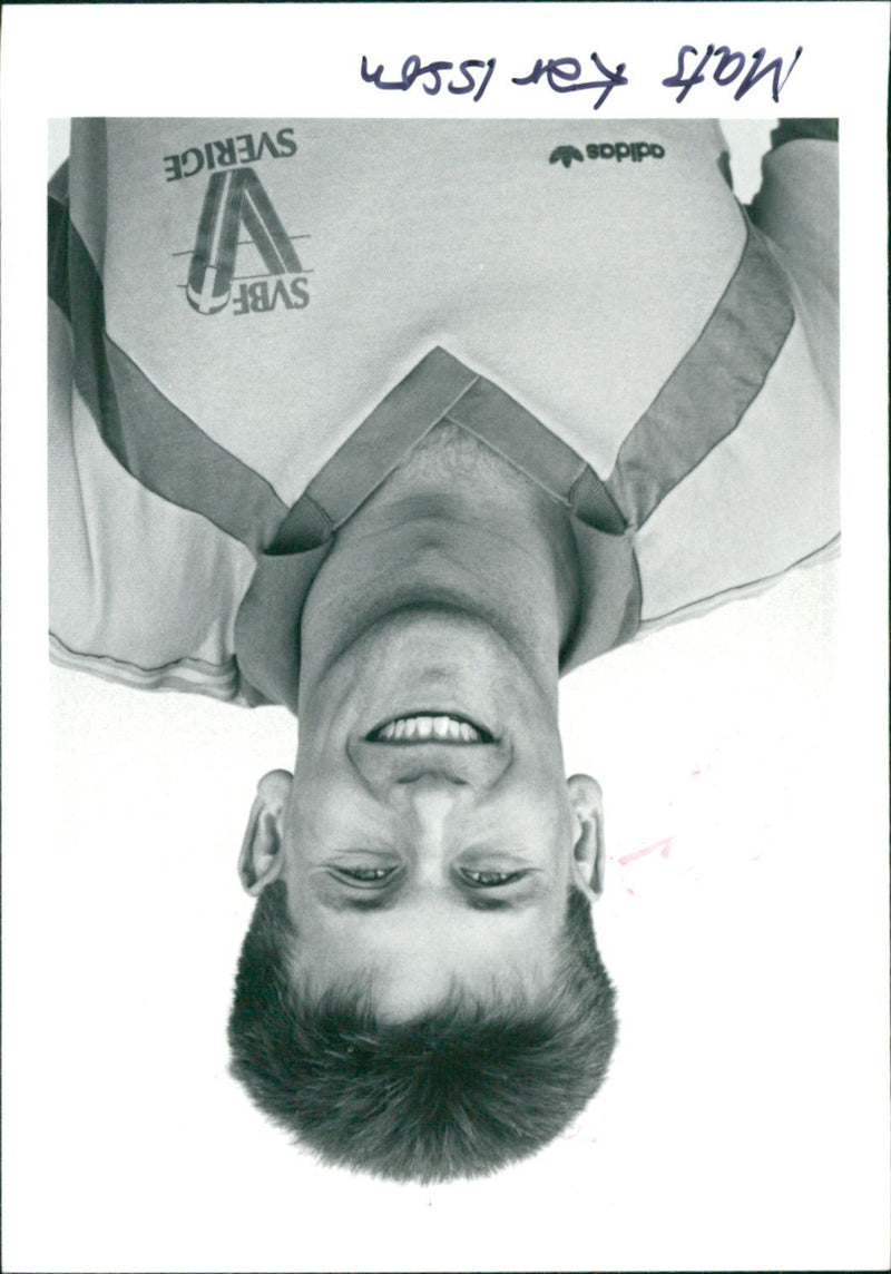 The volleyball player Mats Karlsson - Vintage Photograph
