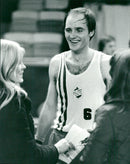 Alvik basketball player Kjell GunnÃ¥ - Vintage Photograph