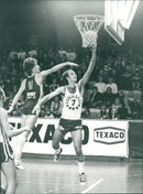 Alvik basketball player Kjell GunnÃ¥ - Vintage Photograph