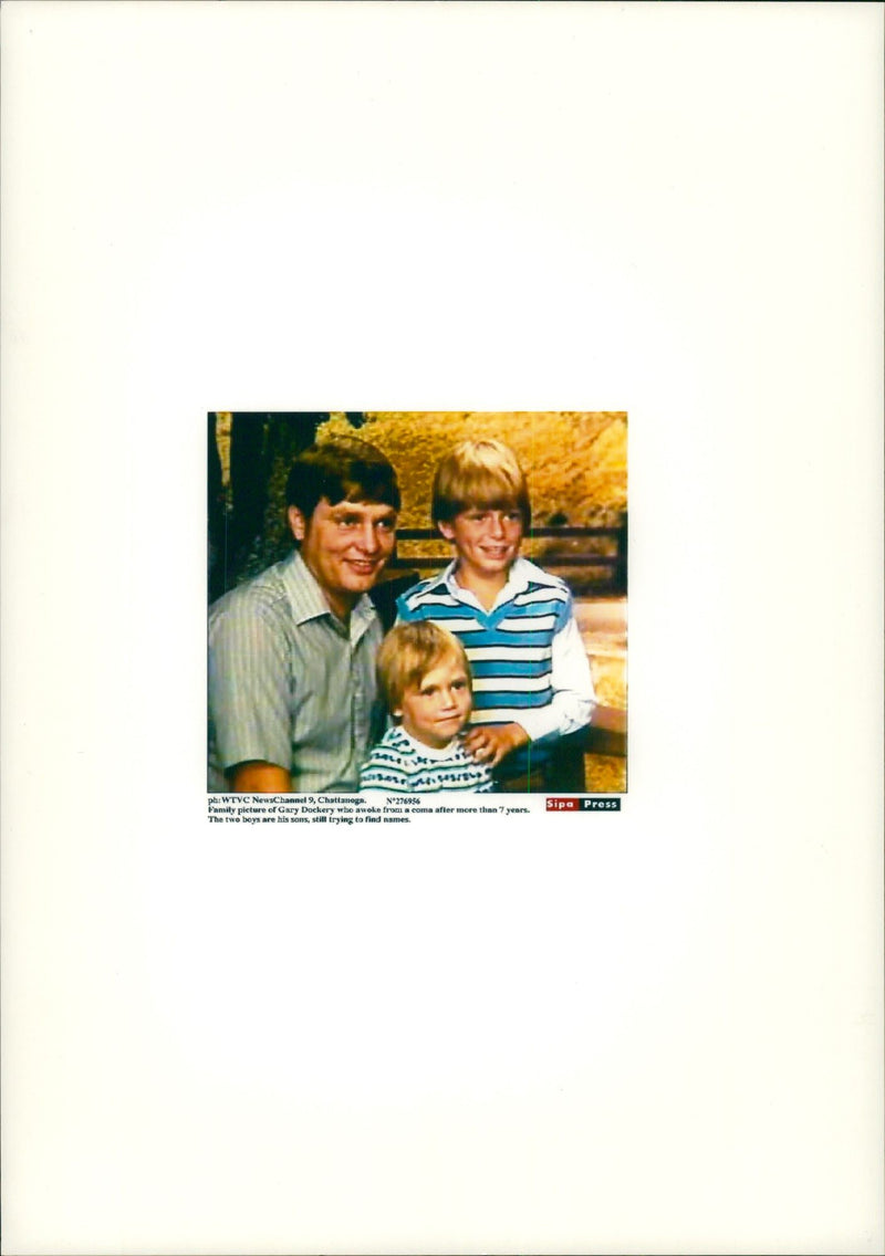 Picture of Former Gary Dockery with his family - Vintage Photograph