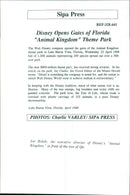 Joe Rhode in Animal Theme Park, Amusement Park, USA. - Vintage Photograph