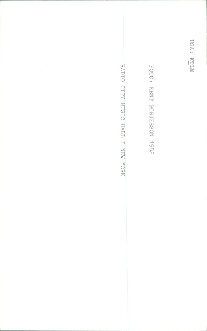 Radio City Music Hall - Vintage Photograph