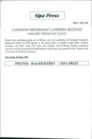 Fernando Carreira, who led the police to the late Andrew Cunanan, suspected of the murder of Gianni Versace - Vintage Photograph