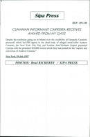 Fernando Carreira, who led the police to the late Andrew Cunanan, suspected of the murder of Gianni Versace - Vintage Photograph
