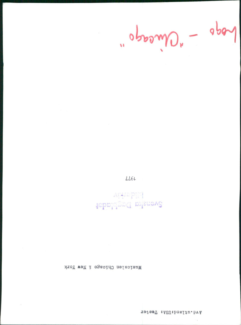 Picture from the musical &quot;Chicago&quot; - Vintage Photograph