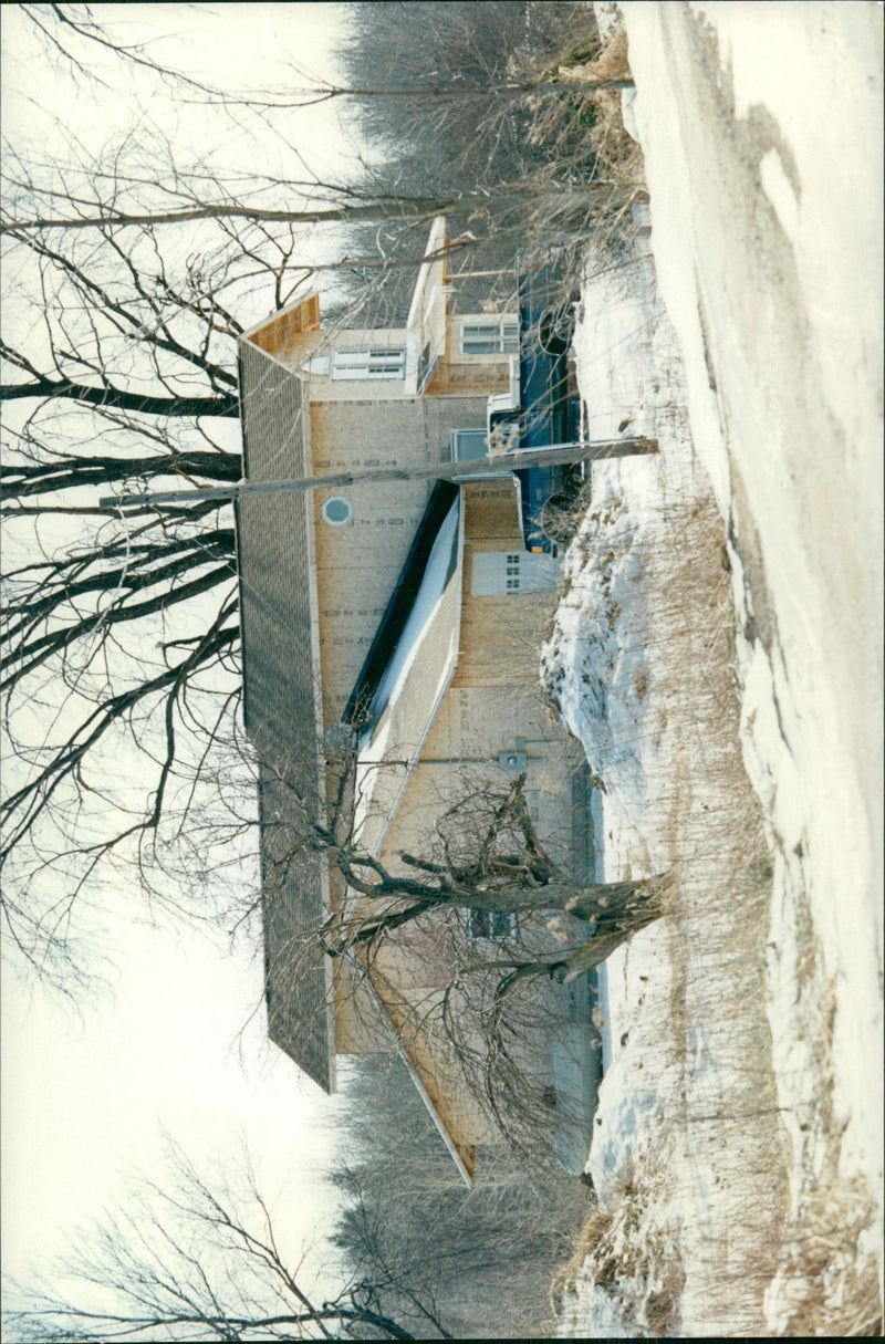 Houses where Brenda and Dennis lived and where they were murdered - Vintage Photograph