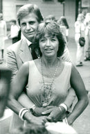 New musical on China with p. . Ulf Brunnberg and &quot;Lill-Babs&quot; Svensson - Vintage Photograph