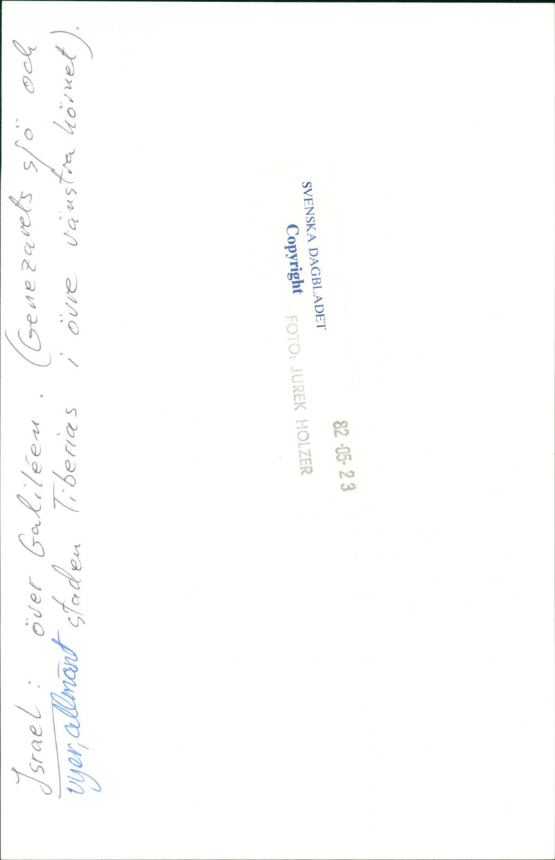 Natural view of Galilee, natural landscape - Vintage Photograph