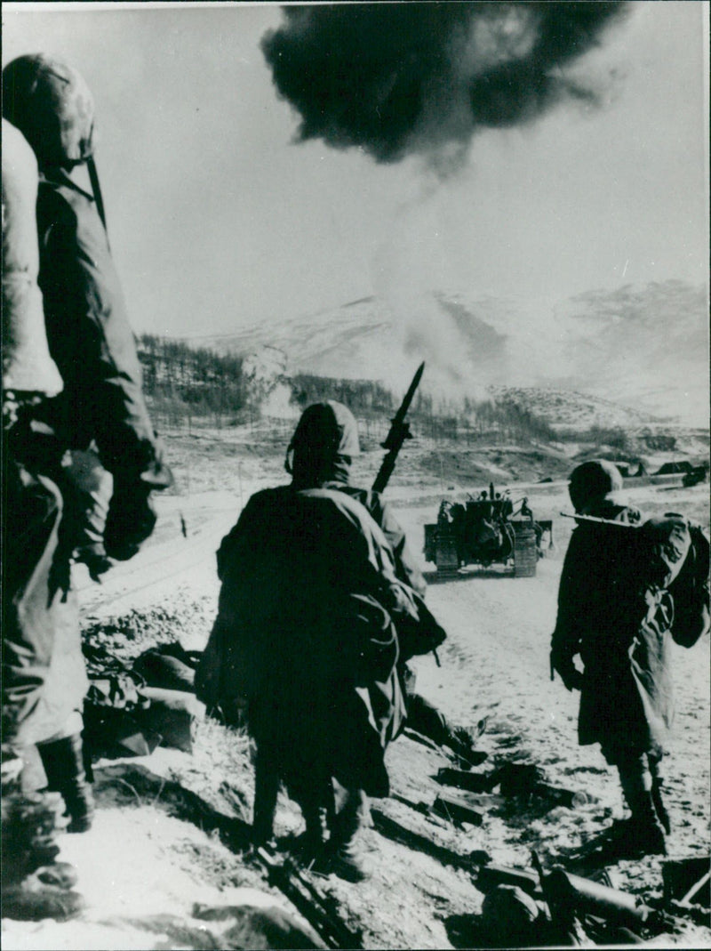 Image from the Korean War - Vintage Photograph