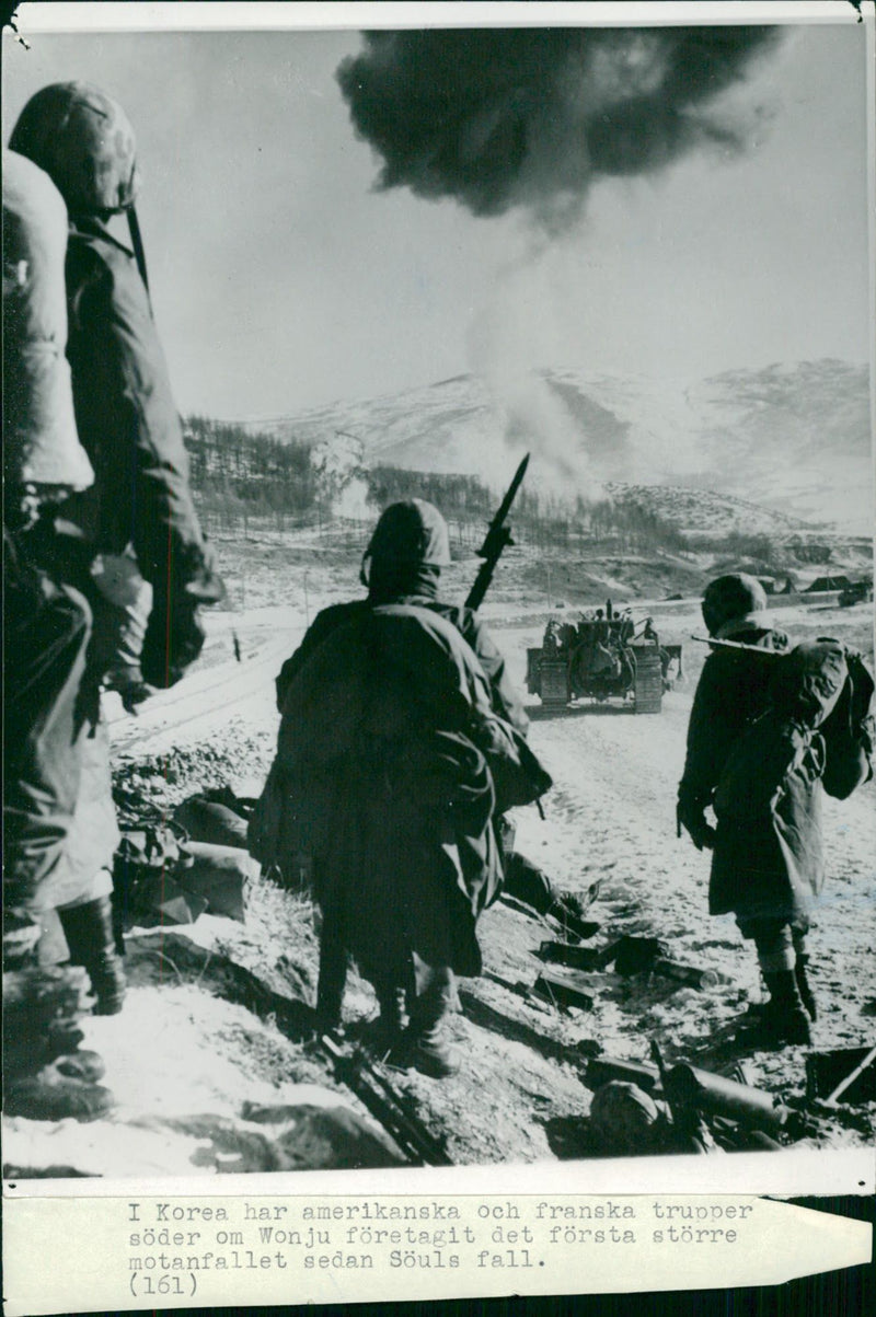 Image from the Korean War - Vintage Photograph