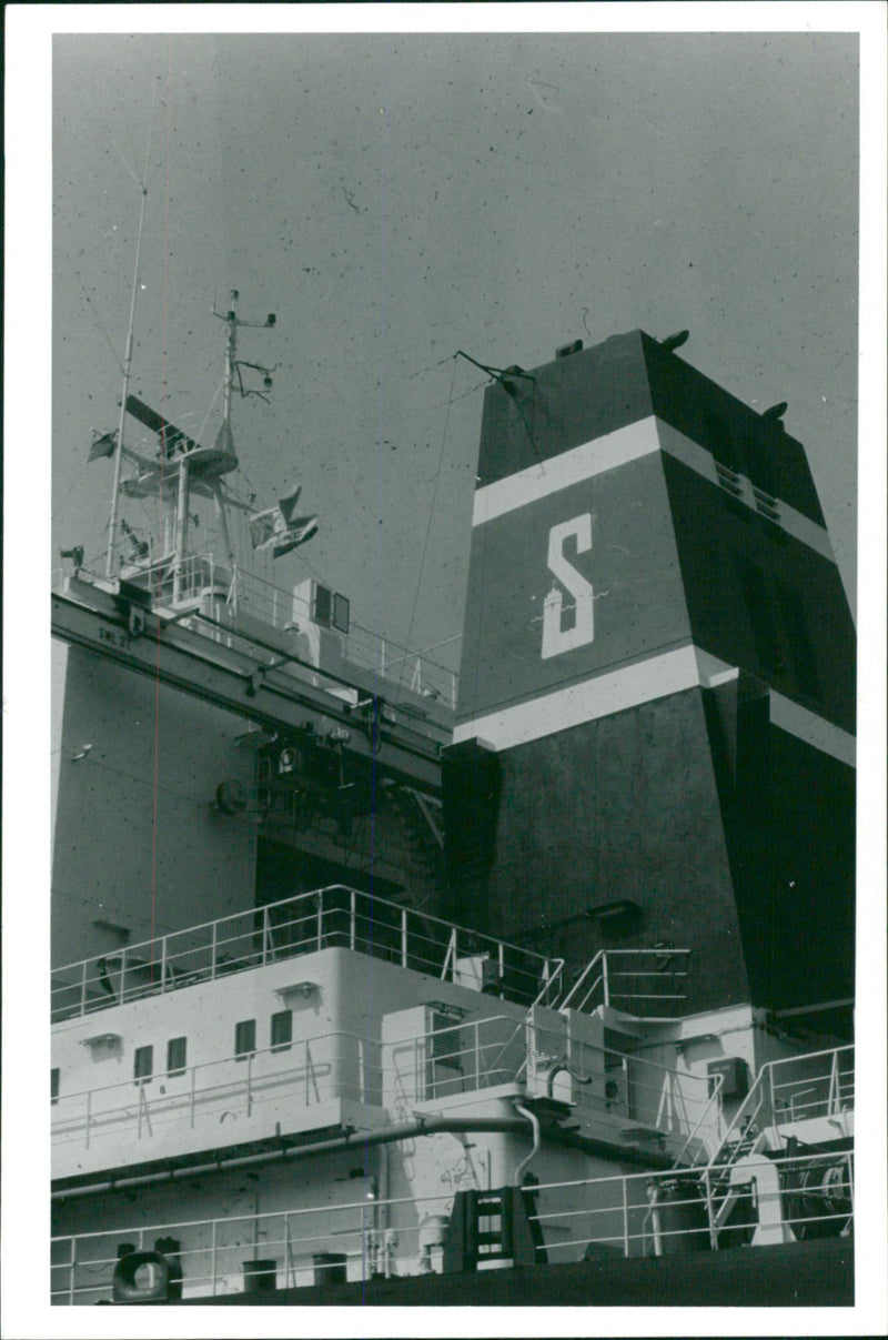 Detailed image of one of Stena Bulks vessels - Vintage Photograph