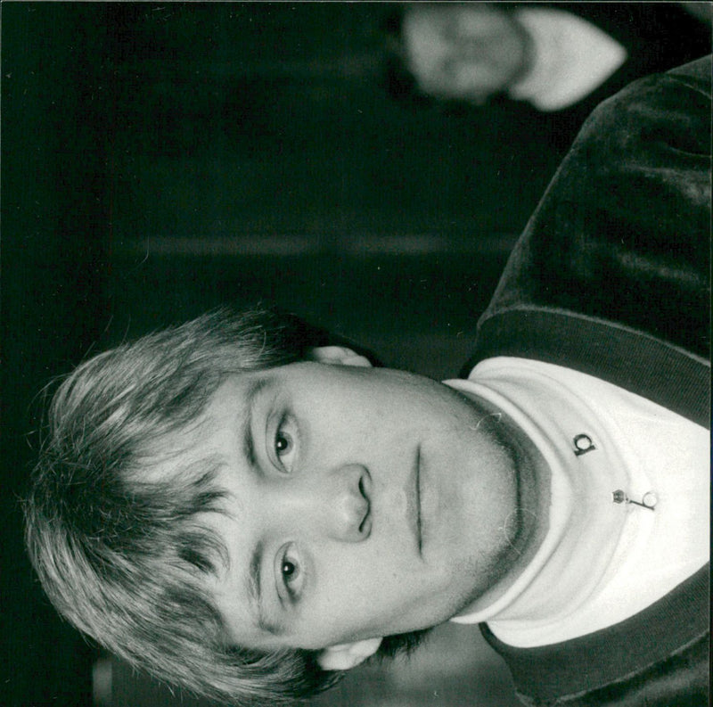 Stefan Karlsson, bandy - Vintage Photograph
