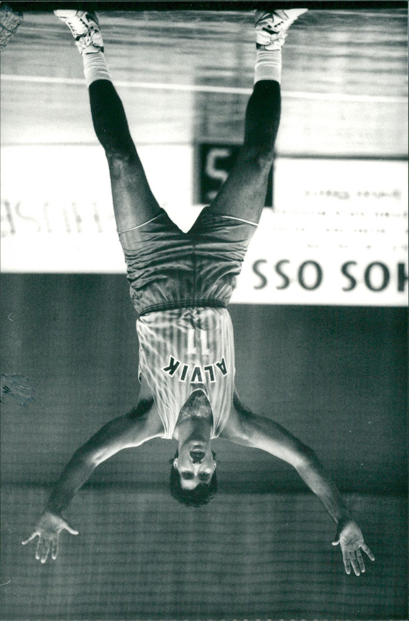 Sam Foggin during a basketball game - Vintage Photograph