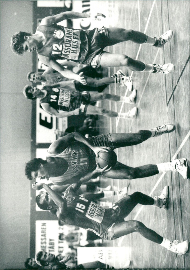 Sam Foggin during a basketball game - Vintage Photograph