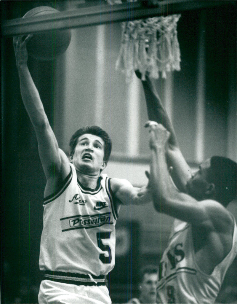 Ãrjan Andersson, basketball player - Vintage Photograph