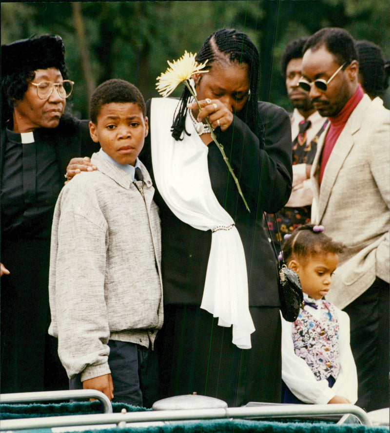 Family to Robert &quot;Yummy&quot; Sandifer who has been murdered - Vintage Photograph