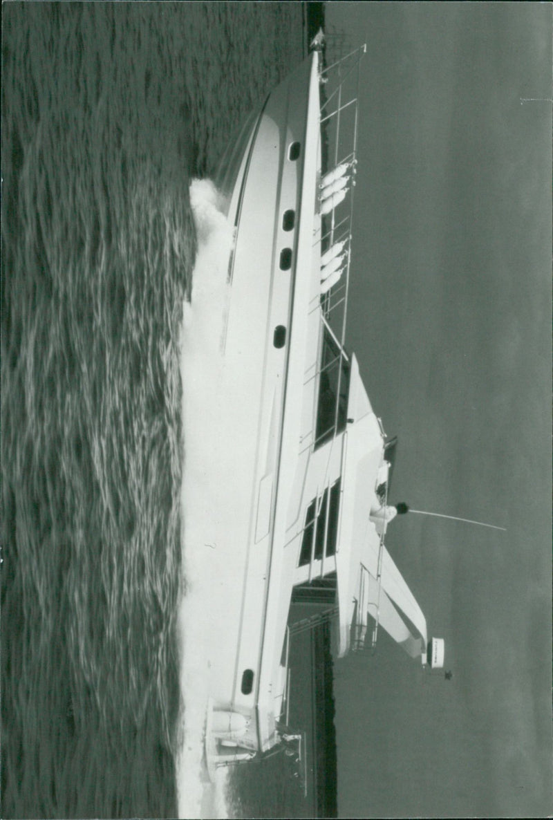 Fairline 50 Boats. - Vintage Photograph