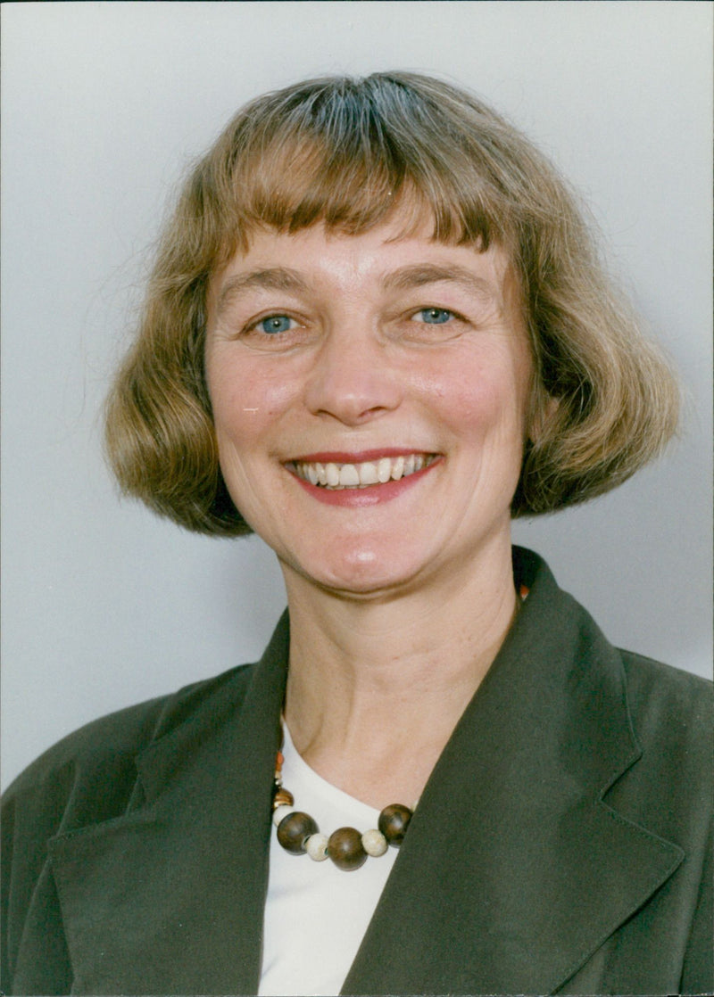 Portrait of Labour Party politician Anne Campbell - Vintage Photograph