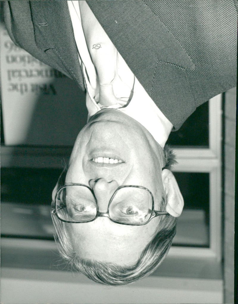Portrait of British Conservative politician Sir Bill Cash - Vintage Photograph