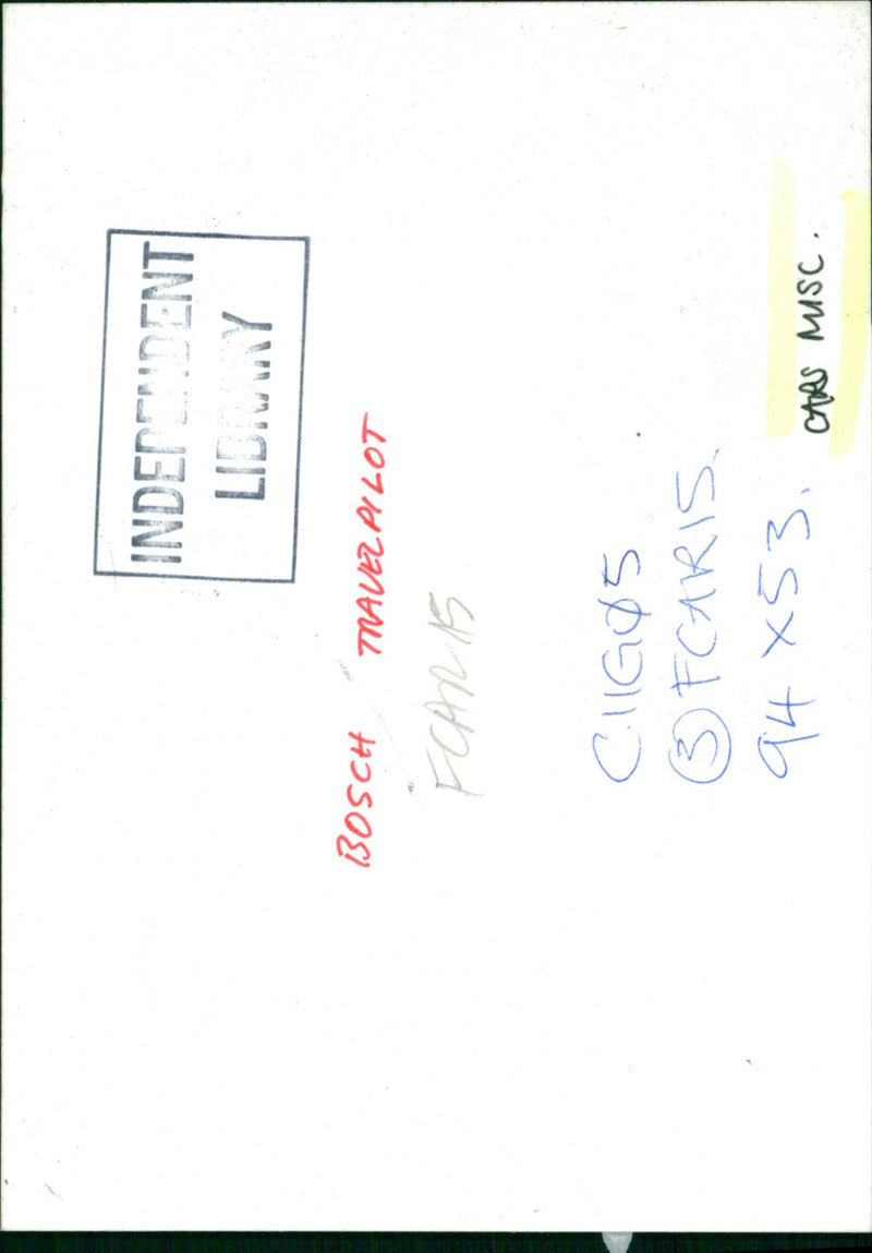 Bosch Travelpilot - Vintage Photograph